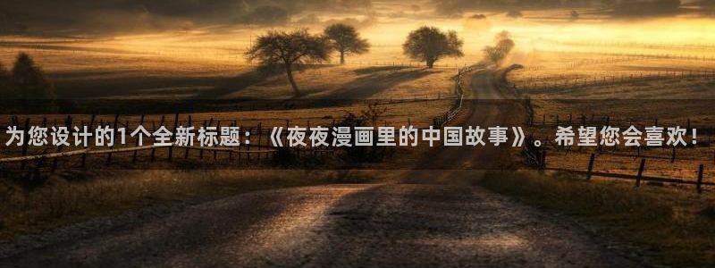 免费爱爱漫画：为您设计的1个全新标题：《夜夜漫画里的中国故事》。希望您会喜欢！